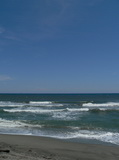Korsika Meer Strand und blauer Himmel